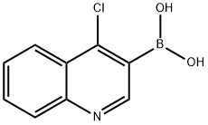 4-Chloroquinoline-3-boronic acid, 97% Structure