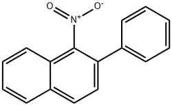 1-Nitro-2-phenylnaphthalene Structure