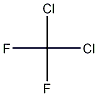 Dichlorodifluoromethane Structure