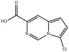 7-Chloropyrrolo[1,2-c]pyrimidine-3-carboxylic acid Structure