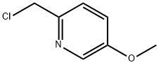 2-(클로로메틸)-5-메톡시-피리딘 구조식 이미지