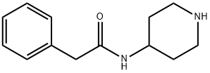 2-페닐-N-(피페리딘-4-일)아세트아미드 구조식 이미지