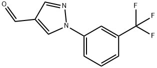 1-[3-(trifluoromethyl)phenyl]-1H-pyrazole-4-carbaldehyde Structure