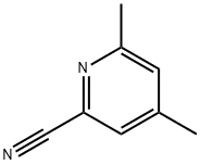 2-시아노-4,6-디메틸피리딘 구조식 이미지