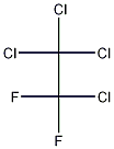 1,1,1,2-Tetrachlorodifluoroethane Structure