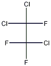 1,1,2-Trichlorotrifluoroethane Structure