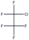 1-Chloro-1,1,2,2,2-pentafluoroethane Structure