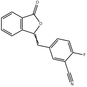 763114-25-6 2-Fluoro-5-((3-oxoisobenzofuran-1(3H)-ylidene)methyl)benzonitrile