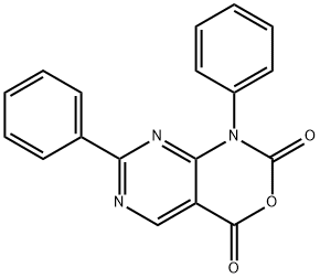 1,7-diphenyl-1H-pyrimido[4,5-d][1,3]oxazine-2,4-dione Structure