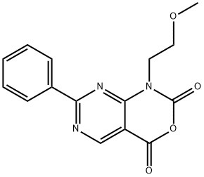 1-(2-methoxyethyl)-7-phenyl-1H-pyrimido[4,5-d][1,3]oxazine-2,4-dione 구조식 이미지