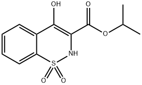Isopropyl 4-Hydroxy-2H-1,2-benzothiazine-3-carboxylate 1,1-Dioxide (Piroxicam Impurity I) Structure