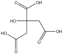 Citric acid 구조식 이미지