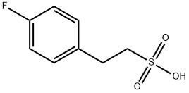 2-(4-플루오로페닐)에탄술폰산 구조식 이미지