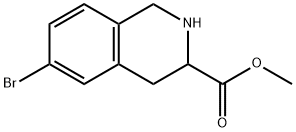 6-Bromo-1,2,3,4-tetrahydro-quinoline-2-carboxylic acid methyl ester Structure