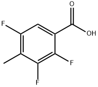 2,3,5-Trifluoro-4-methylbenzoic Acid Structure