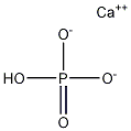 Calcium hydrogen orthophosphate Structure