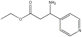 3-amino-3-pyridin-4-yl-propionic acid ethyl ester Structure