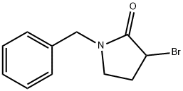 1-벤질-3-브로모피롤리딘-2-온 구조식 이미지