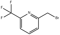 2-(bromomethyl)-6-(trifluoromethyl)pyridine 구조식 이미지