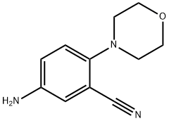 5-amino-2-morpholin-4-ylbenzonitrile Structure