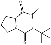 (R)-1-Boc-N-methylpyrrolidine-2-carboxamide Structure