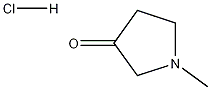 1-Methyl-3-pyrrolidinone hydrochloride Structure