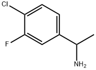 벤젠메탄아민,4-클로로-3-플루오로-.알파.-메틸- 구조식 이미지