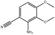 2-amino-3,4-dimethoxybenzonitrile 구조식 이미지