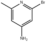 2-bromo-6-methylpyridin-4-amine Structure