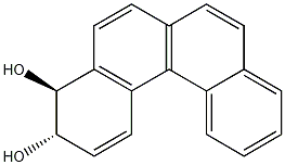 Benzo(C)phenanthrene-3,4-diol, 3,4-dihydro-, trans-(+-)- Structure