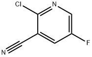 2-Chloro-5-fluoronicotinonitrile 구조식 이미지