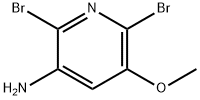 2,6-Dibromo-5-methoxy-pyridin-3-ylamine Structure