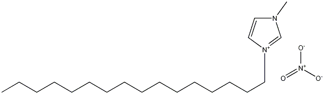 3-Hexadecyl-1-methyl-1H-iImidazolium nitrate Structure