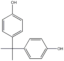 2,2-Bis(p-hydroxyphenyl)propane 구조식 이미지