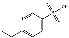 6-Ethylpyridine-3-sulfonic acid 구조식 이미지
