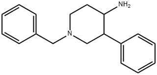 4-피페리딘아민,3-페닐-1-(페닐메틸)- 구조식 이미지