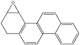 3,4-Epoxy-1,2,3,4-tetrahydrochrysene 구조식 이미지