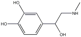 4-(1-Hydroxy-2-(methylamino)ethyl)-1,2-benzenediol Structure