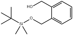 (2-((tert-butyldimethylsilyloxy)methyl)phenyl)methanol Structure