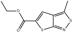 에틸3-메틸티에노[2,3-c]이소티아졸-5-카르복실레이트 구조식 이미지