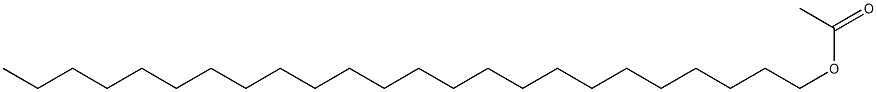 Tetracosyl acetate Structure