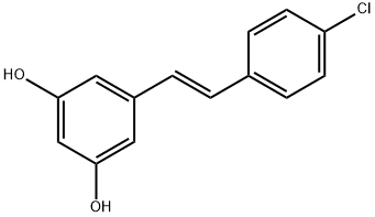 5-[(1E)-2-(4-Chlorophenyl)ethenyl]-1,3-benzenediol Structure