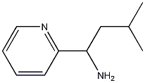 3-METHYL-1-(PYRIDIN-2-YL)부탄-1-아민 구조식 이미지