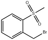 2-(Methylsulfonyl)benzyl bromide Structure