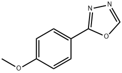 2-(4-메톡시페닐)-1,3,4-옥사디아졸 구조식 이미지