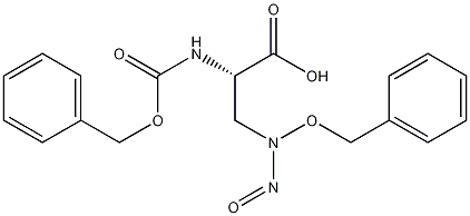 3-[Nitroso(benzyloxy)amino]-N-[(benzyloxy)carbonyl]-L-alanine 구조식 이미지