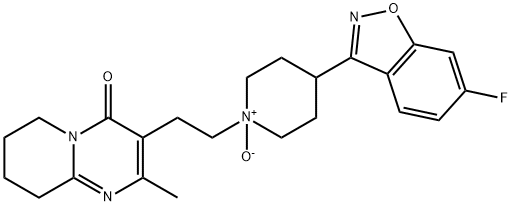 리스페리돈N-옥사이드 구조식 이미지