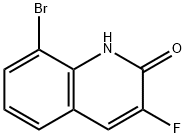 8-Bromo-3-fluoro-2-hydroxyquinoline Structure