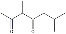 3,6-Dimethylheptan-2,4-dione Structure