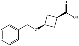 cis-3-벤질옥시시클로부탄카르복실산 구조식 이미지